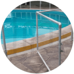 Mallas en piscinas